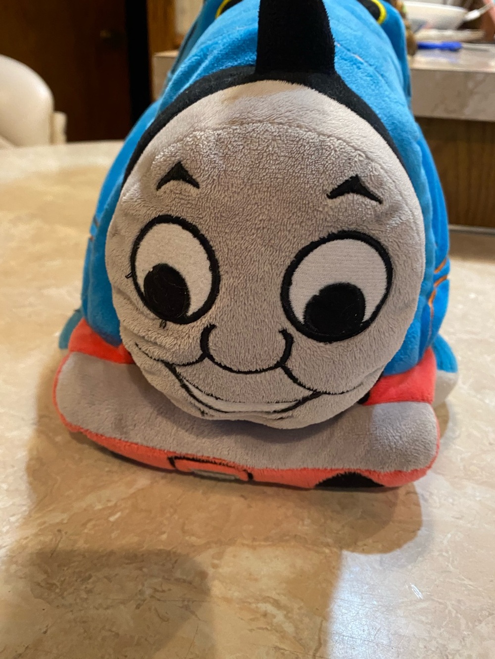 Thomas & Friends Blue Plush Train with Red Accents